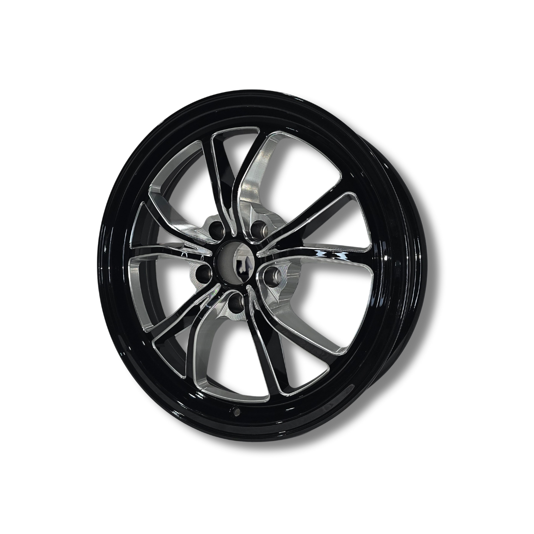 Illicit Race Wheels Black 'Eliminator' Front Runners 17"x4.5" 2.25" BS | 5x120.65 5x4.75"