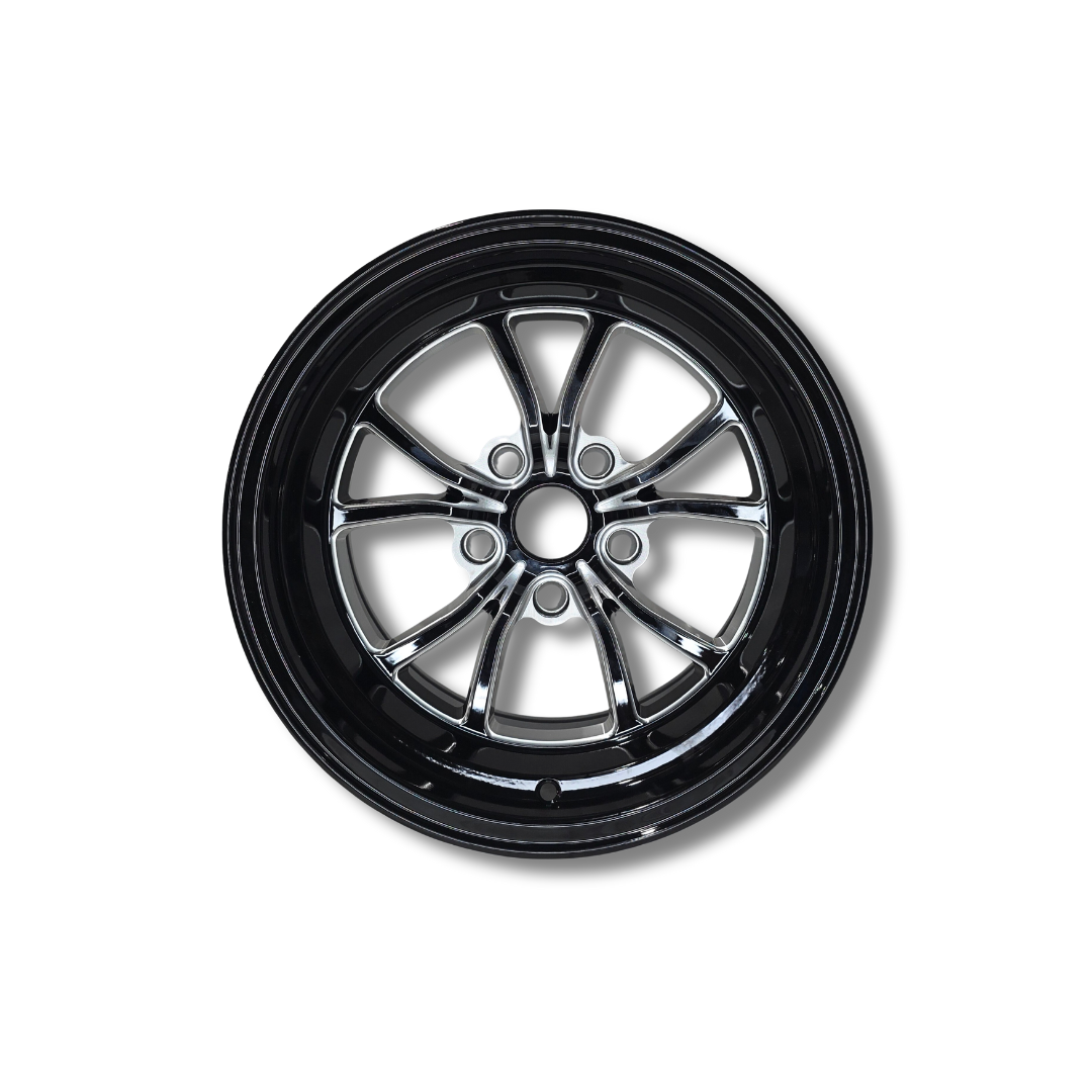 Illicit Race Wheels Black 'Eliminator' Rear Drag Wheels 15"x8.5" 5x120.65 | 5x4.75"