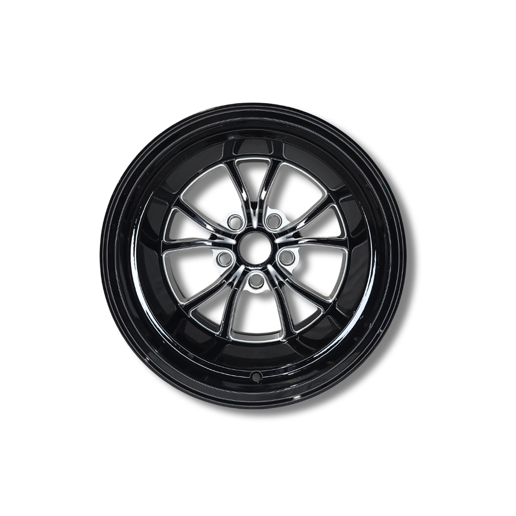 Illicit Race Wheels Black 'Eliminator' Rear Drag Wheels 15"x10" 5x120.65 | 5x4.75"