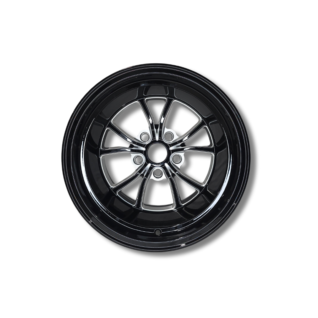 Illicit Race Wheels Black 'Eliminator' Rear Drag Wheels 15"x10" 5x120.65 | 5x4.75"